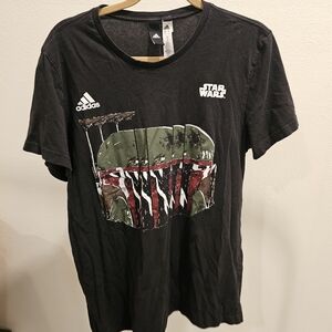 Adidas Star Wars Black Graphic T-Shirt